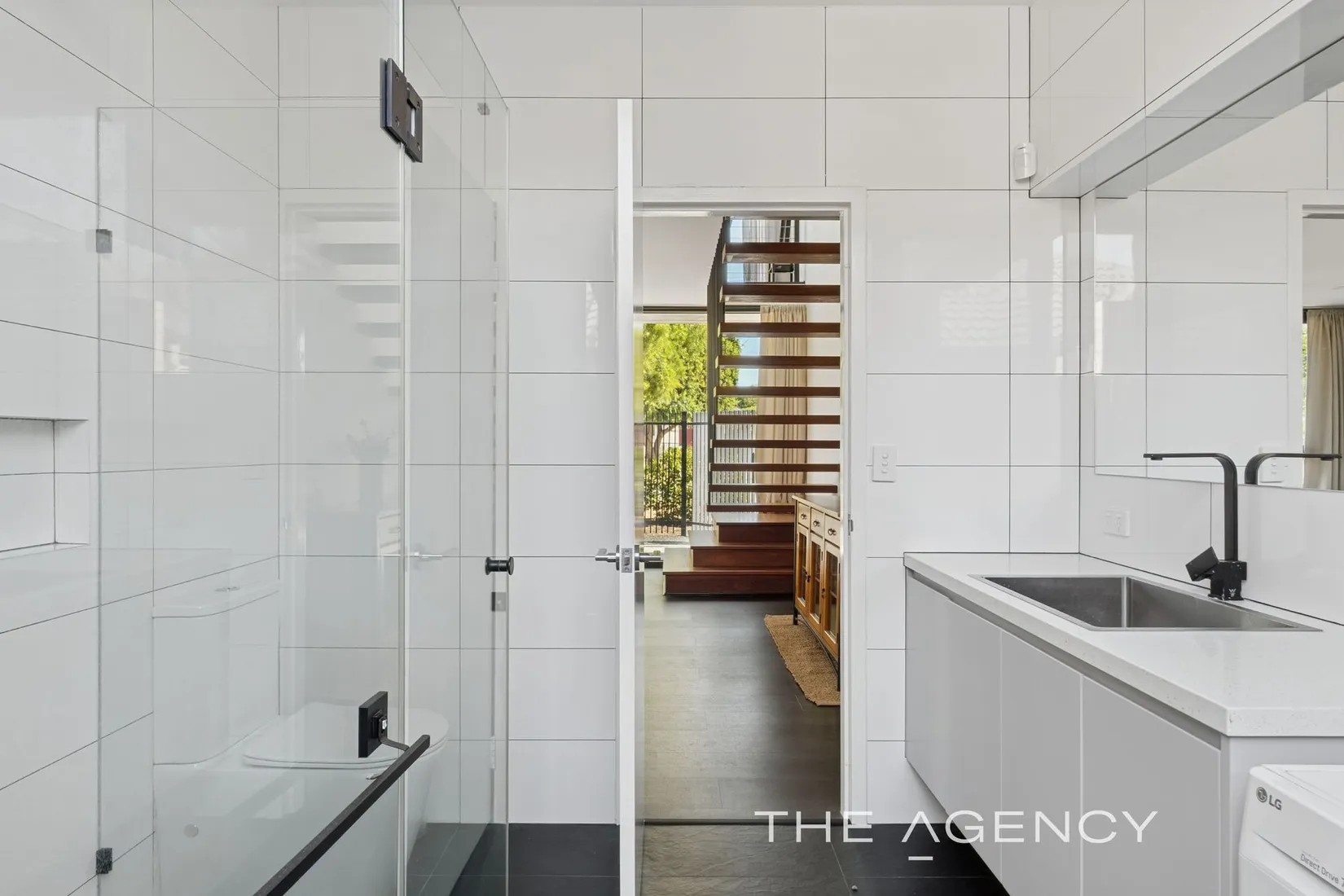 Bathroom and internal laundry